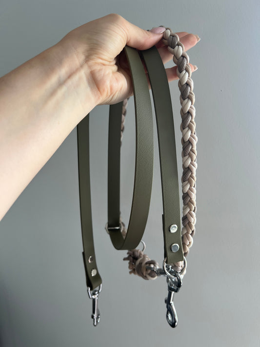 Biothane x Paracord Handsfree Leine